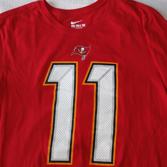 Buccaneers Jackson T-Shirt Nike Athletic Size L - Picture 2 of 6